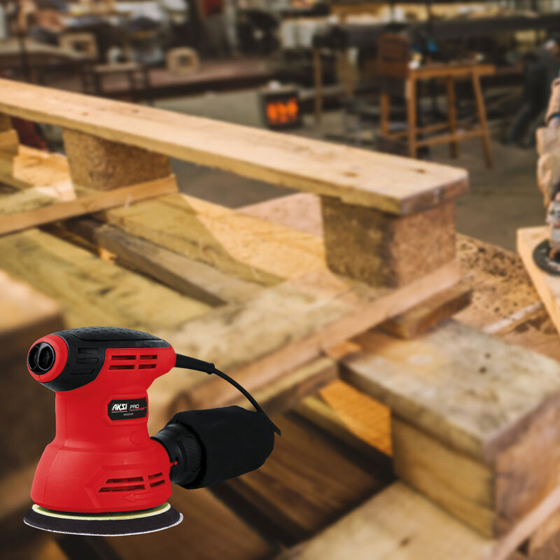 Lijadora Orbital Aksi 240W de 5 pulg Profesiona... image number null