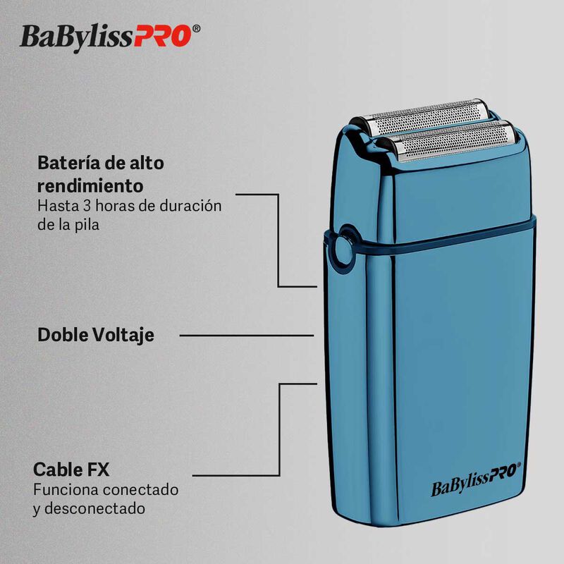Rasuradora Fx02 Babyliss Pro Azul Corte Al Ras ... image number null