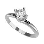 Anillo de Compromiso de 10K con Circonia Talla 65 ORO BLANCO 10K- / M991-10W-CZ-65