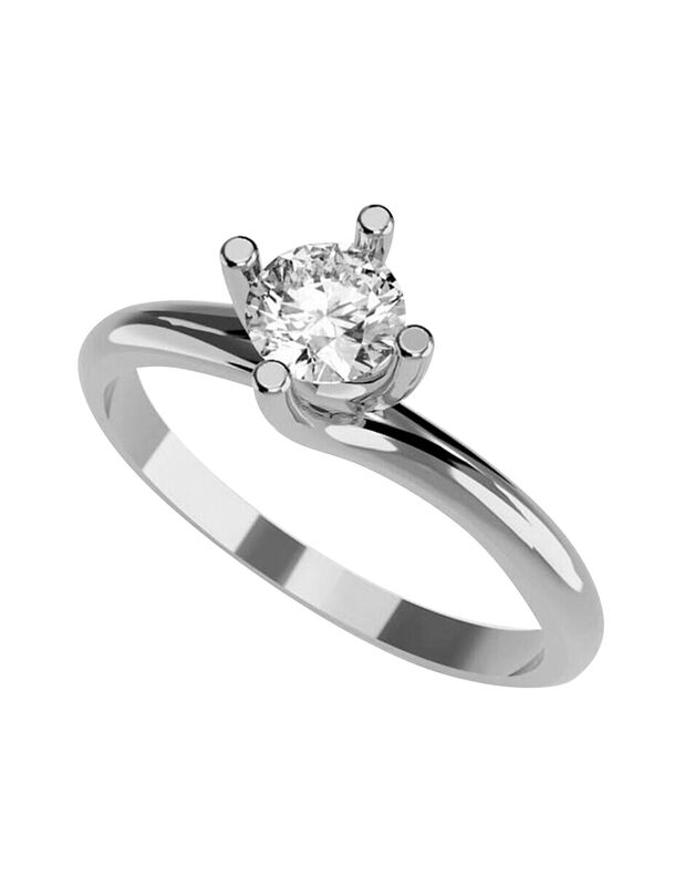 Anillo de Compromiso de 14K con Diamante de Lab... image number null