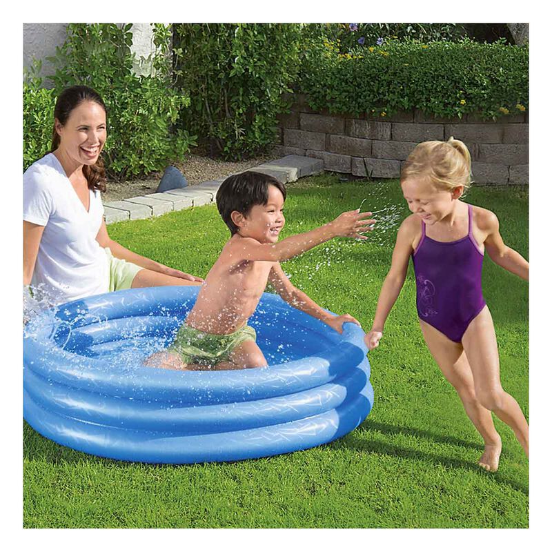 Alberca Inflable Infantil Azul  3 Aros 102 Cm image number null