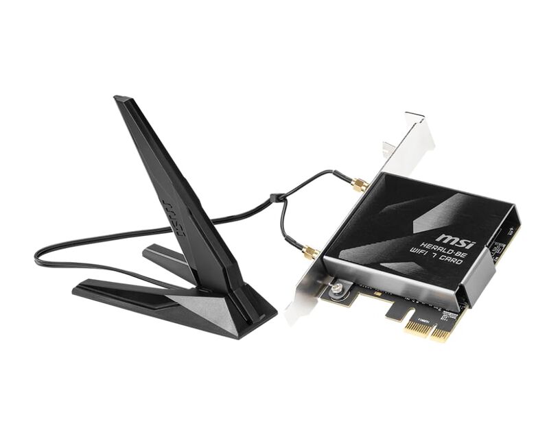 M&oacute;dulo Wi-fi 7 Msi Herald-be Wi-fi 7 Max Con Bl... image number null