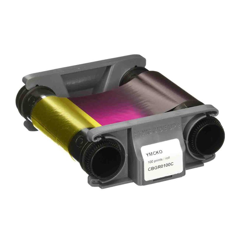 Cinta De Impresora Evolis Badgy Color Para 100 ... image number null