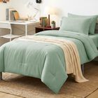 Juego De Ropa De Cama Cozylux Twin Xl Verde Salvia De 5 Piezas