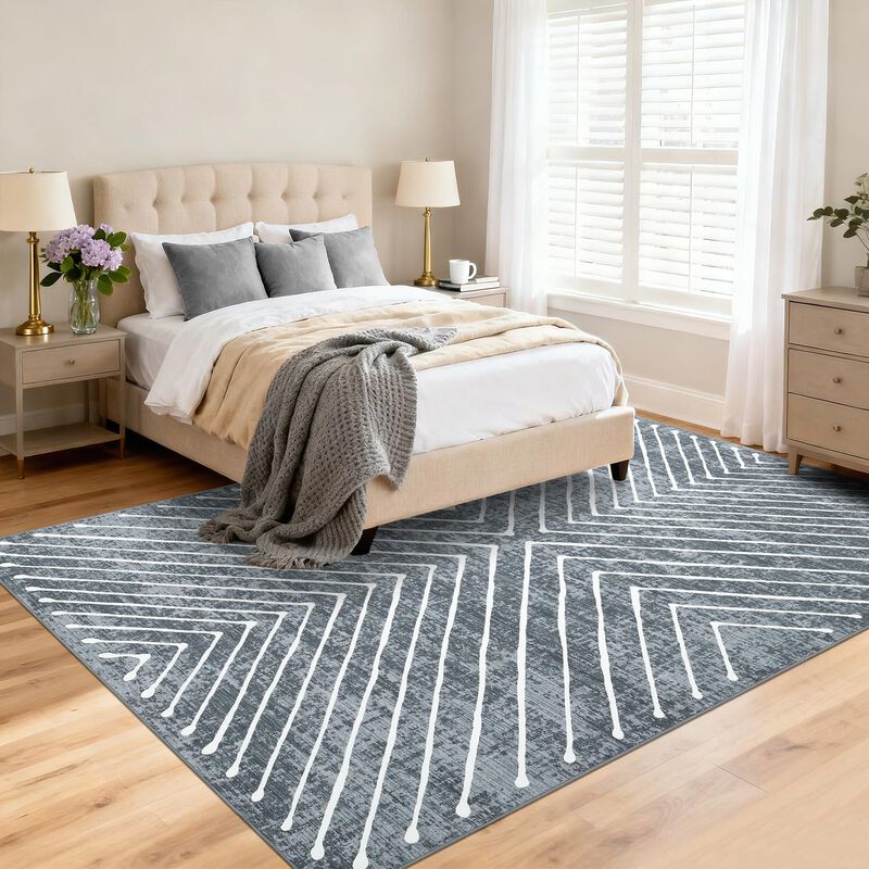 Alfombra Royhome 183 &times; 274 cm, Dise&ntilde;o Geom&eacute;tric... image number null