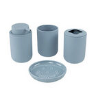 Set de Accesorios para Ba&ntilde;o Azul - 4 Piezas