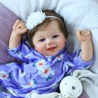 Mu&ntilde;eca Reborn Beb&eacute; Scom 51cm Reci&eacute;n Nacida Realista