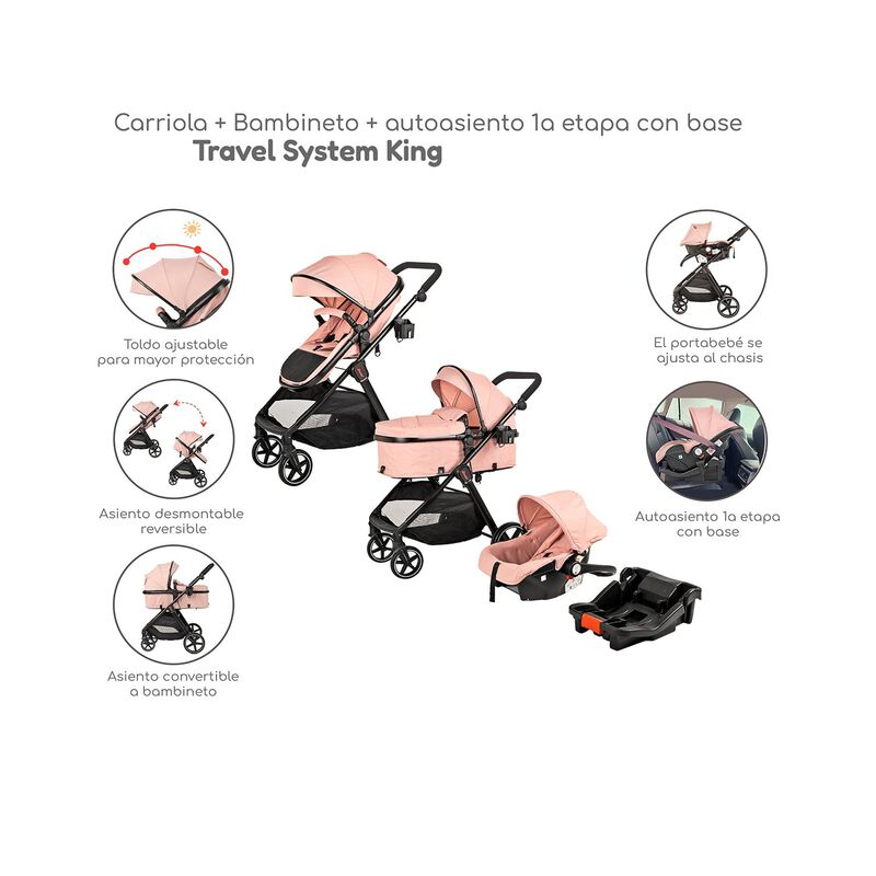 Travel System 3en1 D'beb&eacute; King Con Bambineto Au... image number null