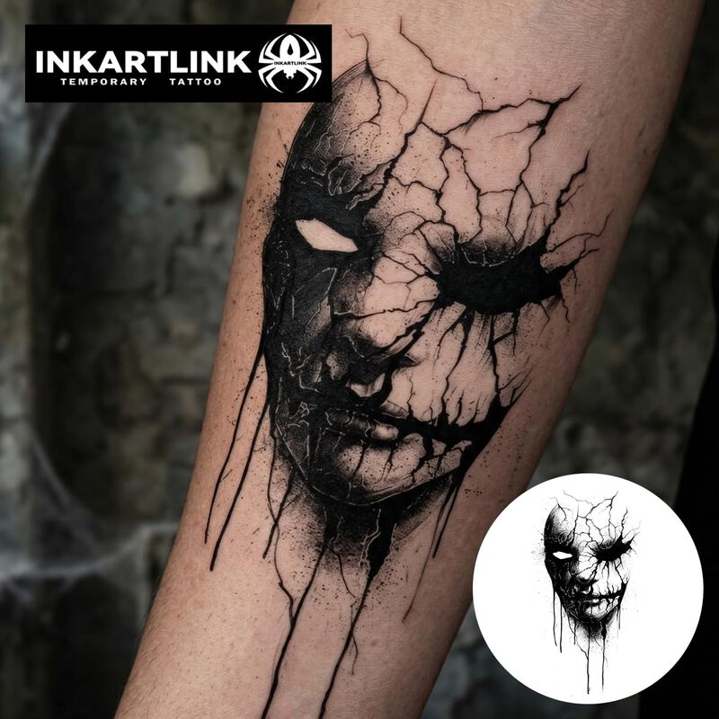 Tatuaje Temporal Inkartlink 2 Hojas De Pegatina... image number null