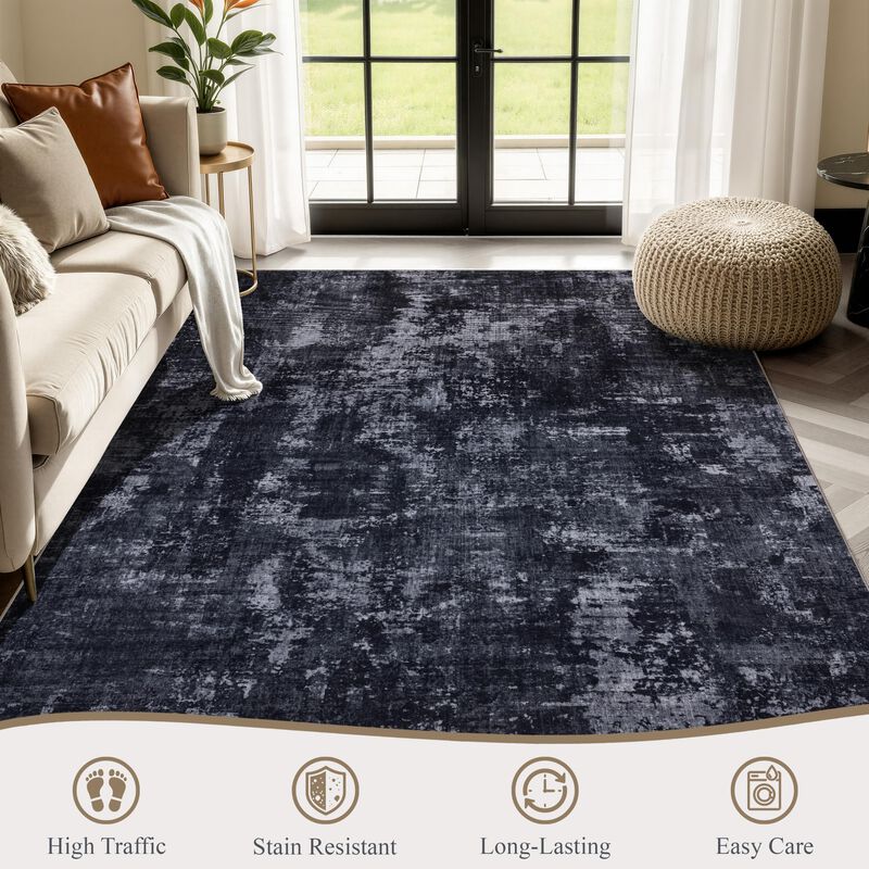 Alfombra Sasttie 142x91 Cm Lavable Con Dise&ntilde;o A... image number null