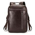 Mochila Luufan De Piel Aut&eacute;ntica Para Hombre, 14 Ordenadores Port&aacute;tiles, Color Caf&eacute;