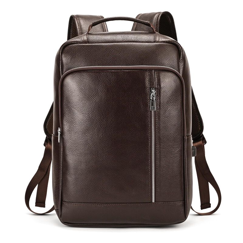 Mochila Luufan De Piel Aut&eacute;ntica Para Hombre, 1... image number null