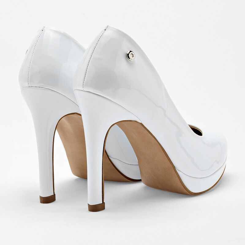 Moramora Zapatilla para mujer blanco image number null