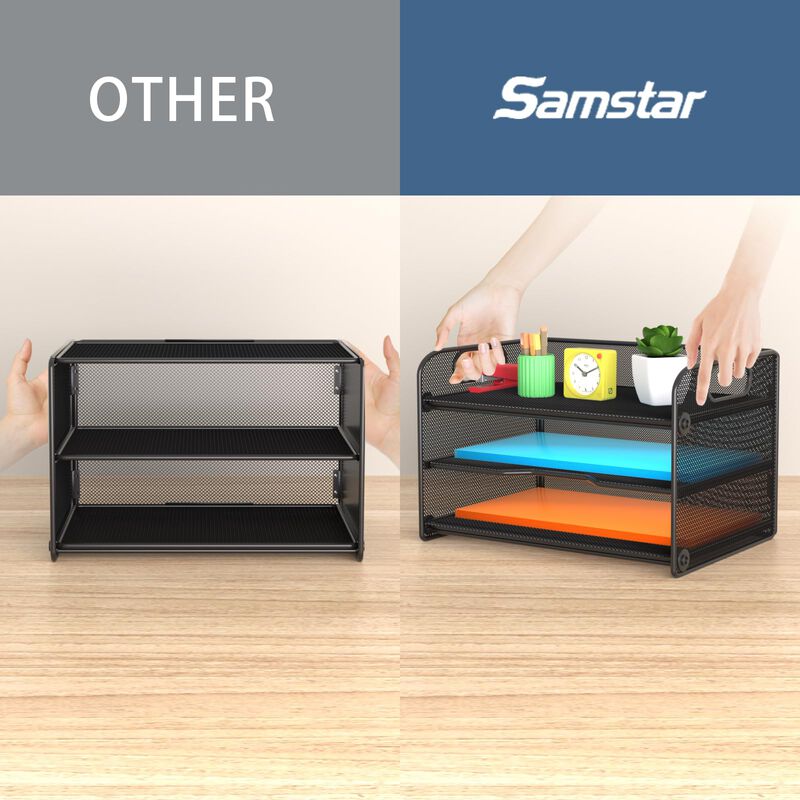 Organizador De Papel Samstar, Bandeja Para Cart... image number null