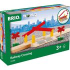 Set Railway Crossing Brio World 33388-4 Piezas Para Ni&ntilde;os A Partir De 3 A&ntilde;os