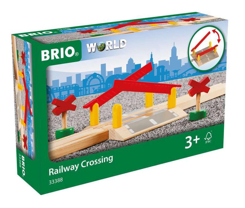 Set Railway Crossing Brio World 33388-4 Piezas ... image number null