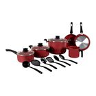 Bater&iacute;a De Cocina Tramontina 27899/441 15 Piezas Rojo