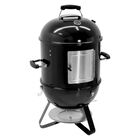 Asador Ahumador Tipo Bala 2 En 1 Carbon 2 Parrillas 20