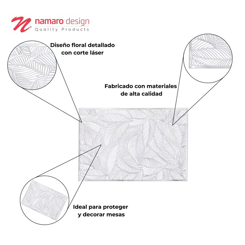 Mantel Individual Samara Plata Namaro Design image number null