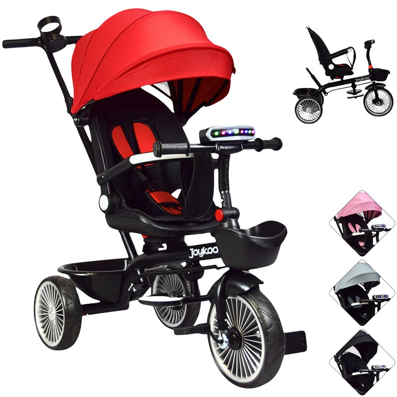 Triciclo para Ni&ntilde;os Asiento Giratorio Reclinabl... image number null