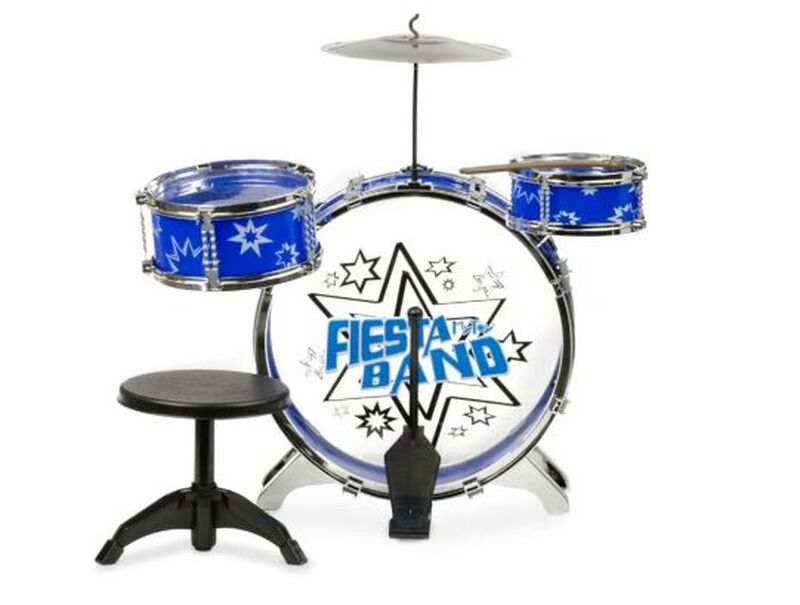 Bateria Ifantil Mytoy Fiesta Band Azul Mod 57... image number null