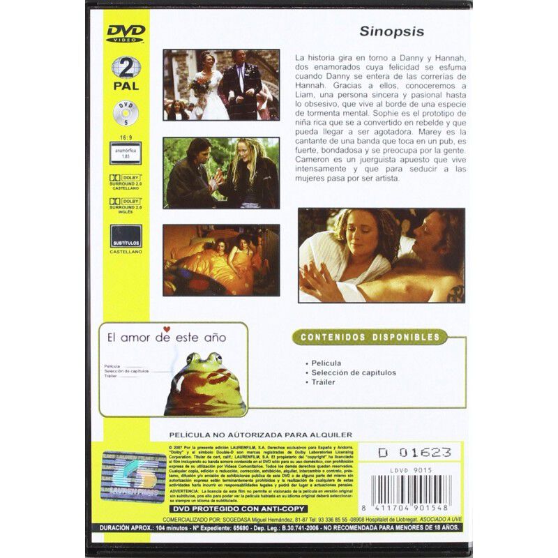 El Amor De Este A&ntilde;o [DVD] image number null