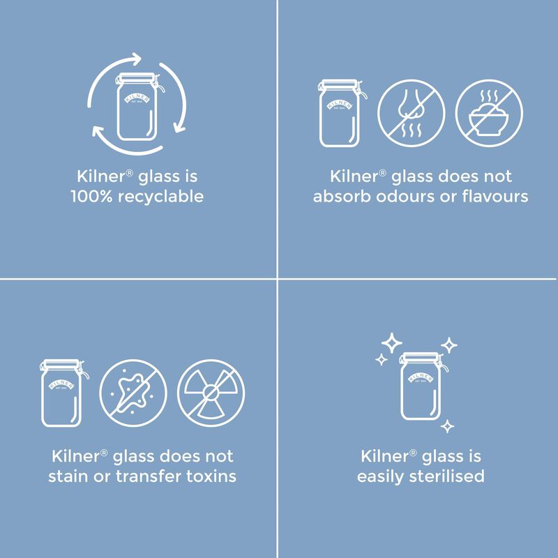 Tarro De Cristal Kilner, Redondo, Con Tapa Abat... image number null