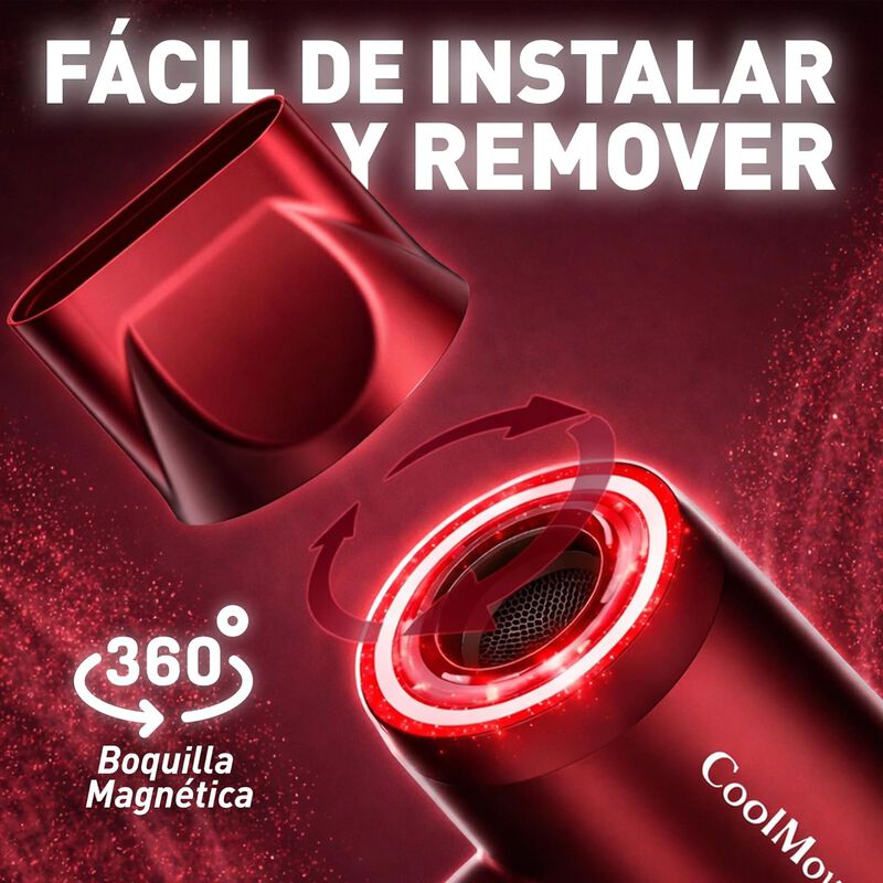 Secadora De Cabello 1500w Con Tecnolog&iacute;a I&oacute;nica... image number null