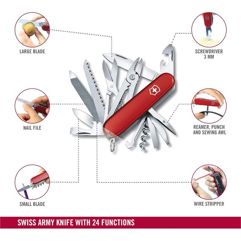 NAVAJA SUIZA BOLSILLO MEDIANA HANDYMAN 24 FUNCI... image number null