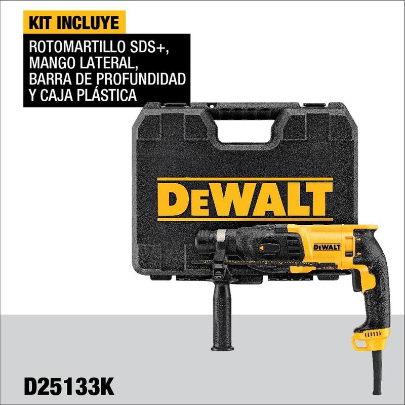 Rotomartillo Dewalt Sds-plus 650w 3 Modos Profe... image number null