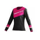 Jersey Hunter manga larga rosa/negro talla-G END