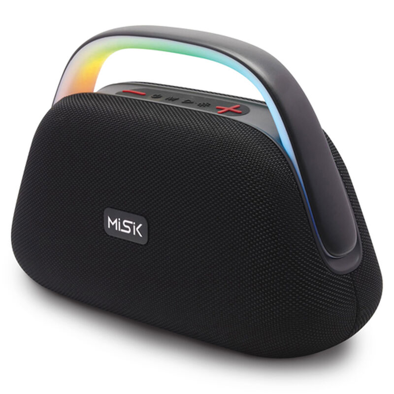 Bocina Port&aacute;til Misik Tws Con Luz Led Y Reprodu... image number null