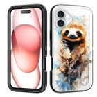 Funda BFUKVOU para iPhone 17 con Soporte Integrado, 3 Capas, Militar