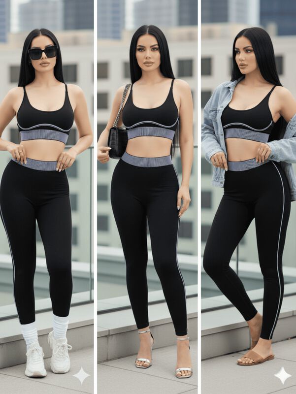 Conjunto Deportivo 2 Piezas Top Y Leggings CONJ... image number null