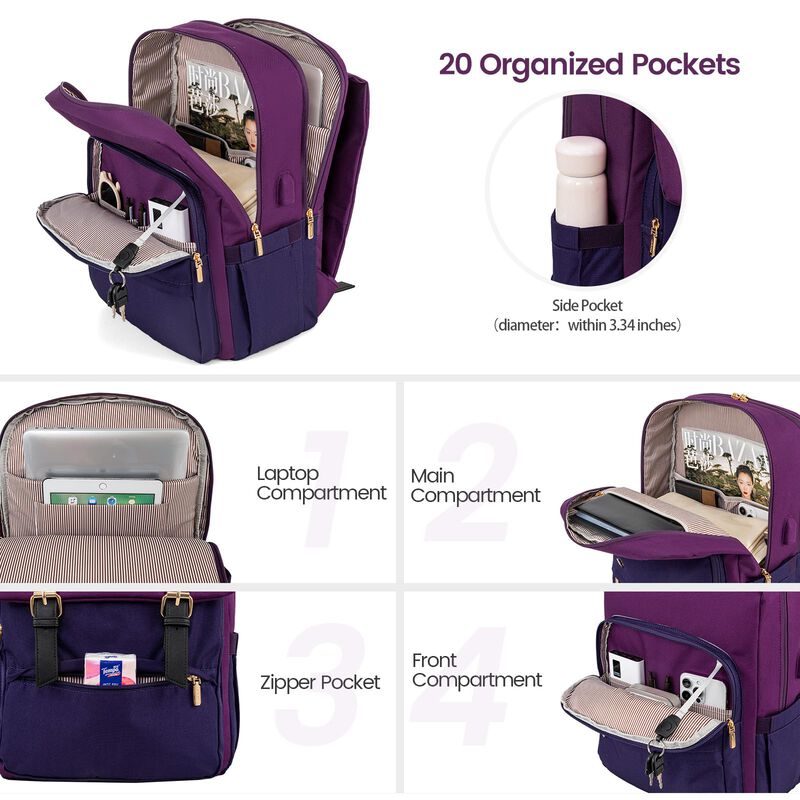 Mochila Lovevook para Laptop de 15.6 pulgadas c... image number null