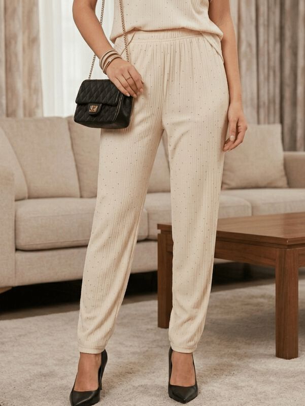Conjunto Pantalon Y Blusa Malabis Conj-0185 Ros... image number null