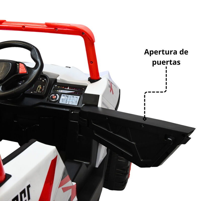 Montable Eléctrico para Niños 4x4 Luz Sonido Bl... image number null