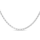 Gargantilla Plata Blanca 925 Piedras Color 43+3cm | Bizzarro