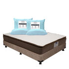 Colch&oacute;n Nautilus Matrimonial + Box + 2 Almohadas Trinity