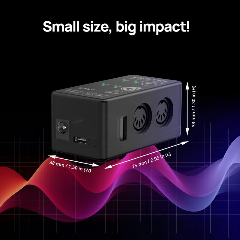 Interfaz Midi Usb Host Cme H2midi Pro Con Enrut... image number null