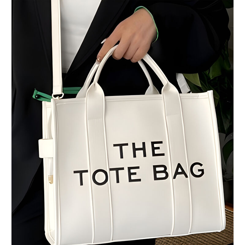 Bolso Tote de Gran Capacidad Blanco para Mujer image number null