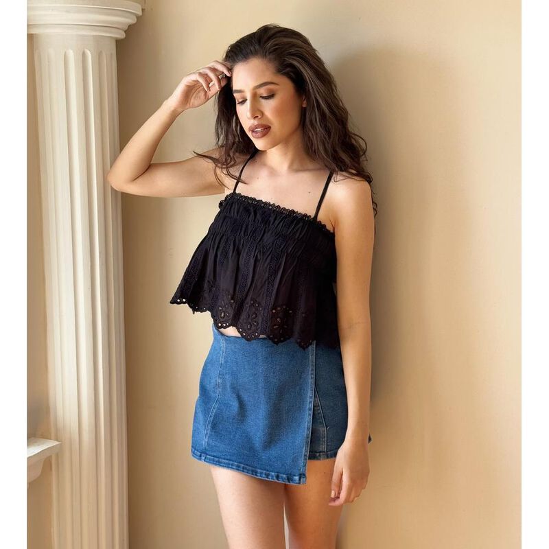 Top encaje image number null