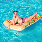 Cama Inflable 1.88m x 1.30cm Forma Rebanada Pizza caja (1)