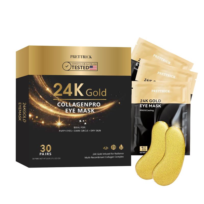 Parches Para Ojos Prettrick 30 Pares 24K Oro An... image number null