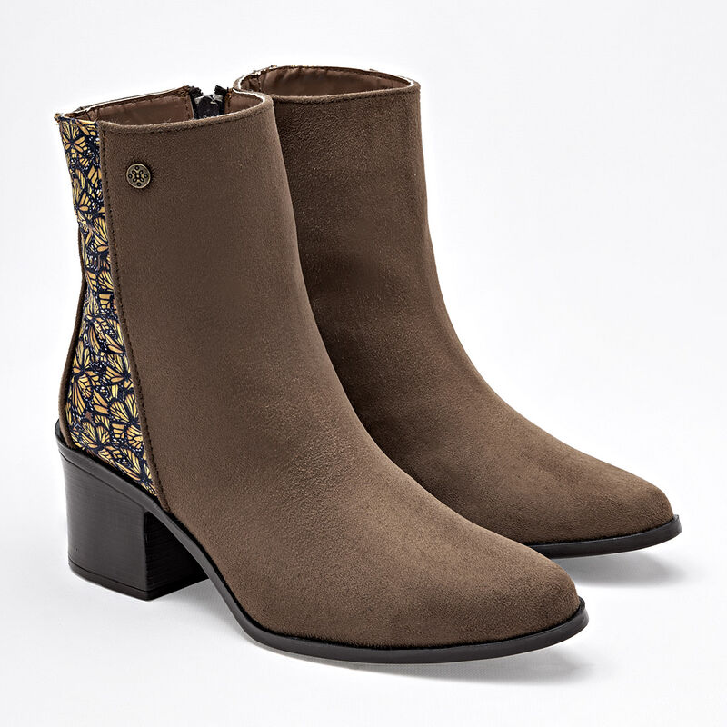 Mora Tierra Bot&iacute;n para mujer camel amarillo image number null