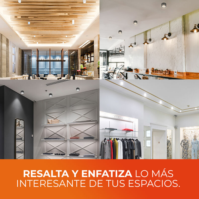 L&aacute;mpara Plaf&oacute;n Led Techo Luz Blanca Ip65 25ptll... image number null