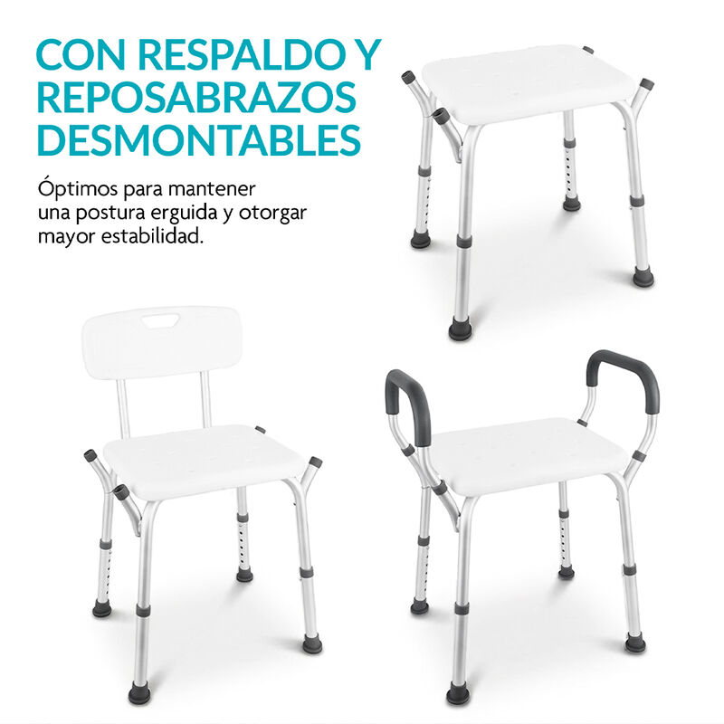 Silla para Ducha Antideslizante para Adultos Ma... image number null