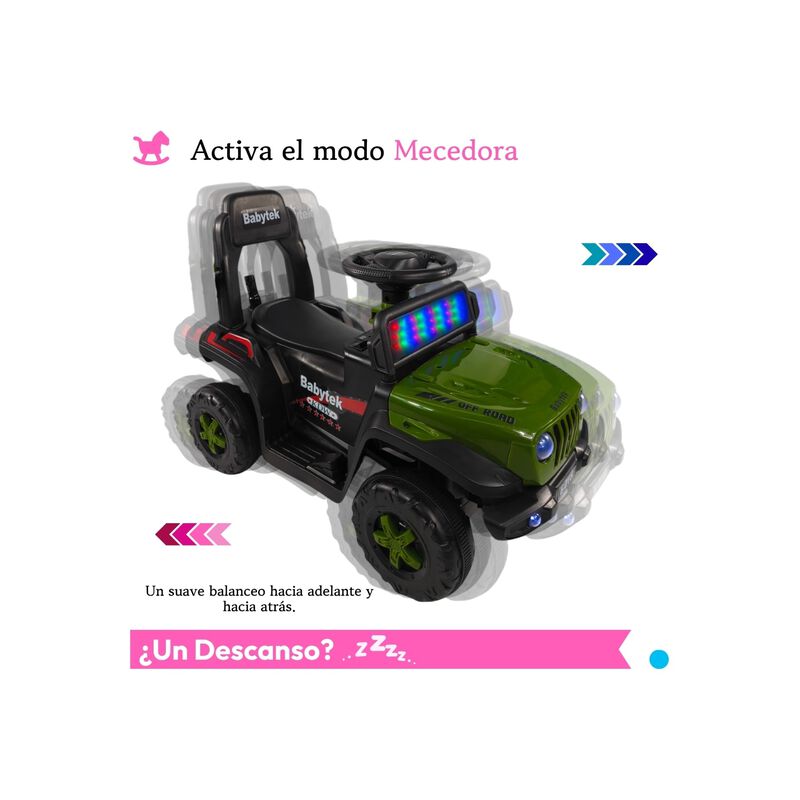 Carro Montable El&eacute;ctrico 3 En 1 Con Control Rem... image number null