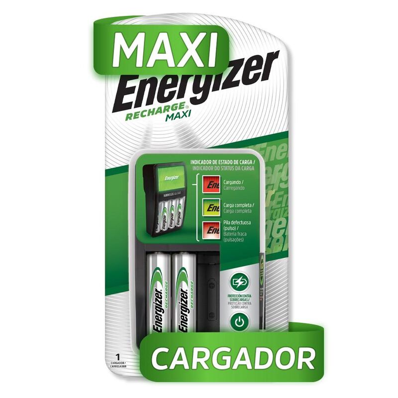 Cargador De Pilas Energizer Maxi + 2 Pilas Reca... image number null