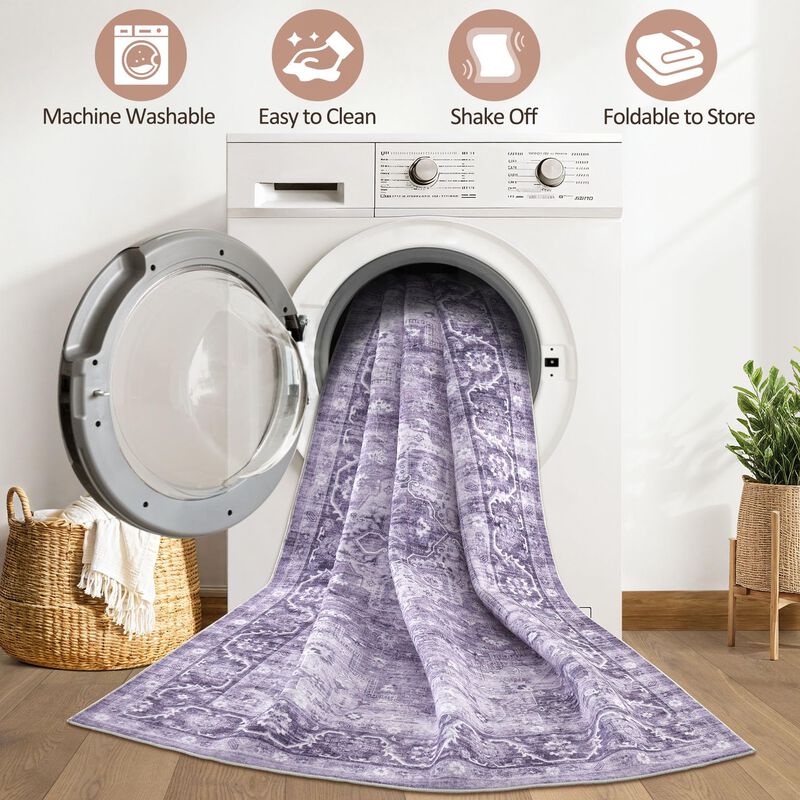 Alfombra Loongrug 152 Cm X 122 Cm Lavable Vinta... image number null